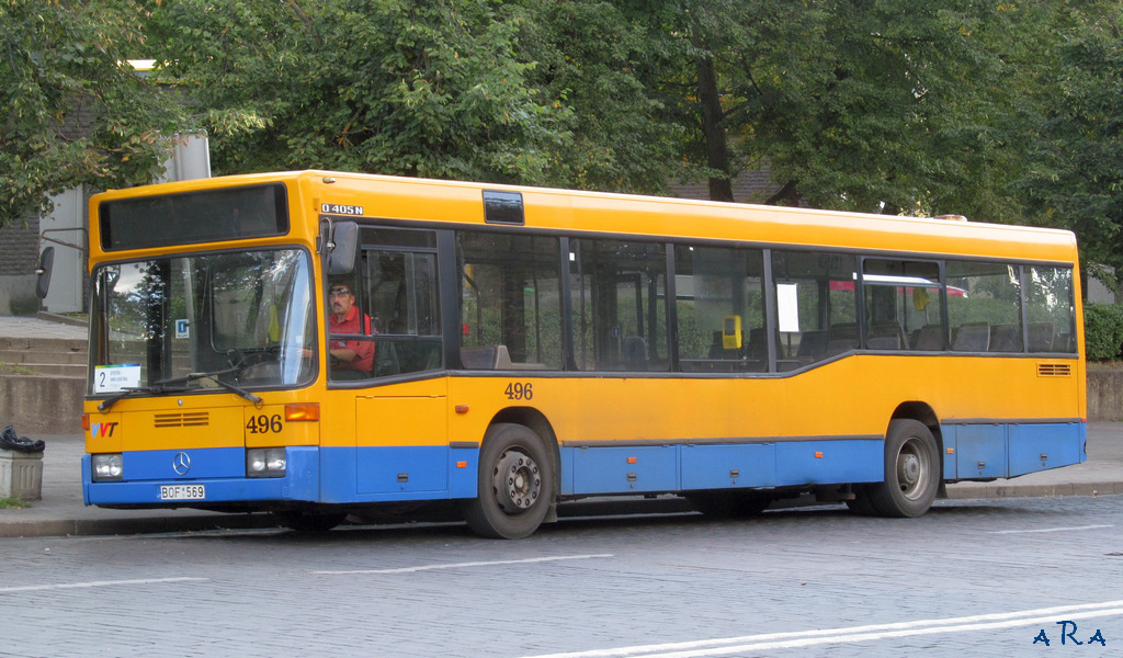 Литва, Mercedes-Benz O405N2 № 496