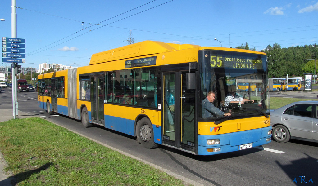 Литва, MAN A23 NG313 CNG № 883