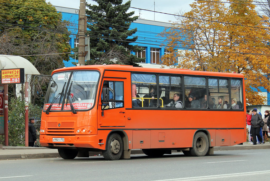 Нижегородская область, ПАЗ-320402-05 № К 994 ТУ 152