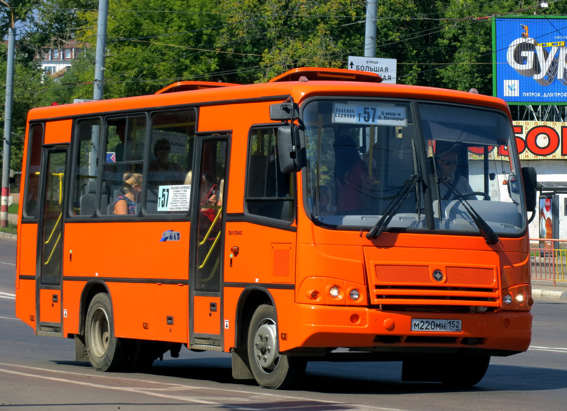 Нижегородская область, ПАЗ-320402-05 № М 220 МН 152