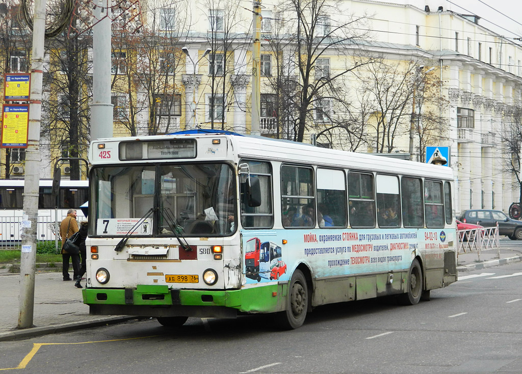 Yaroslavl region, LiAZ-5256.30 Nr. 580