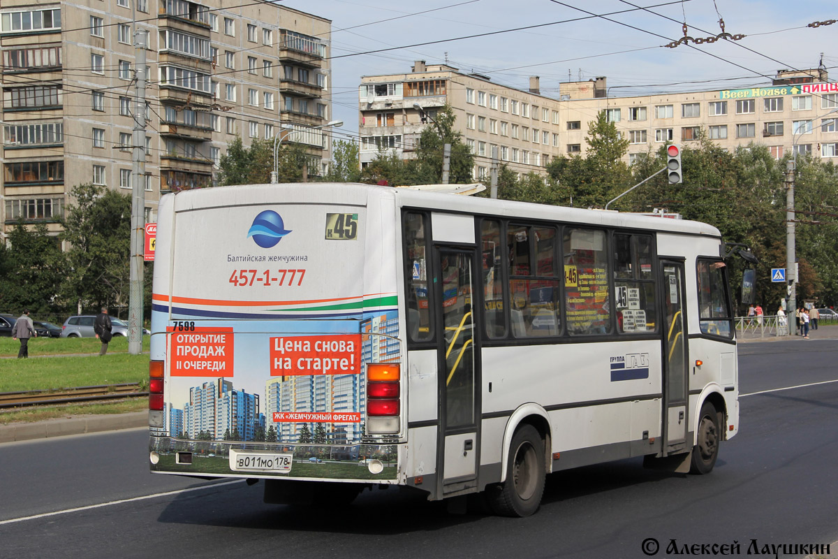 Санкт-Петербург, ПАЗ-320412-05 № 7598