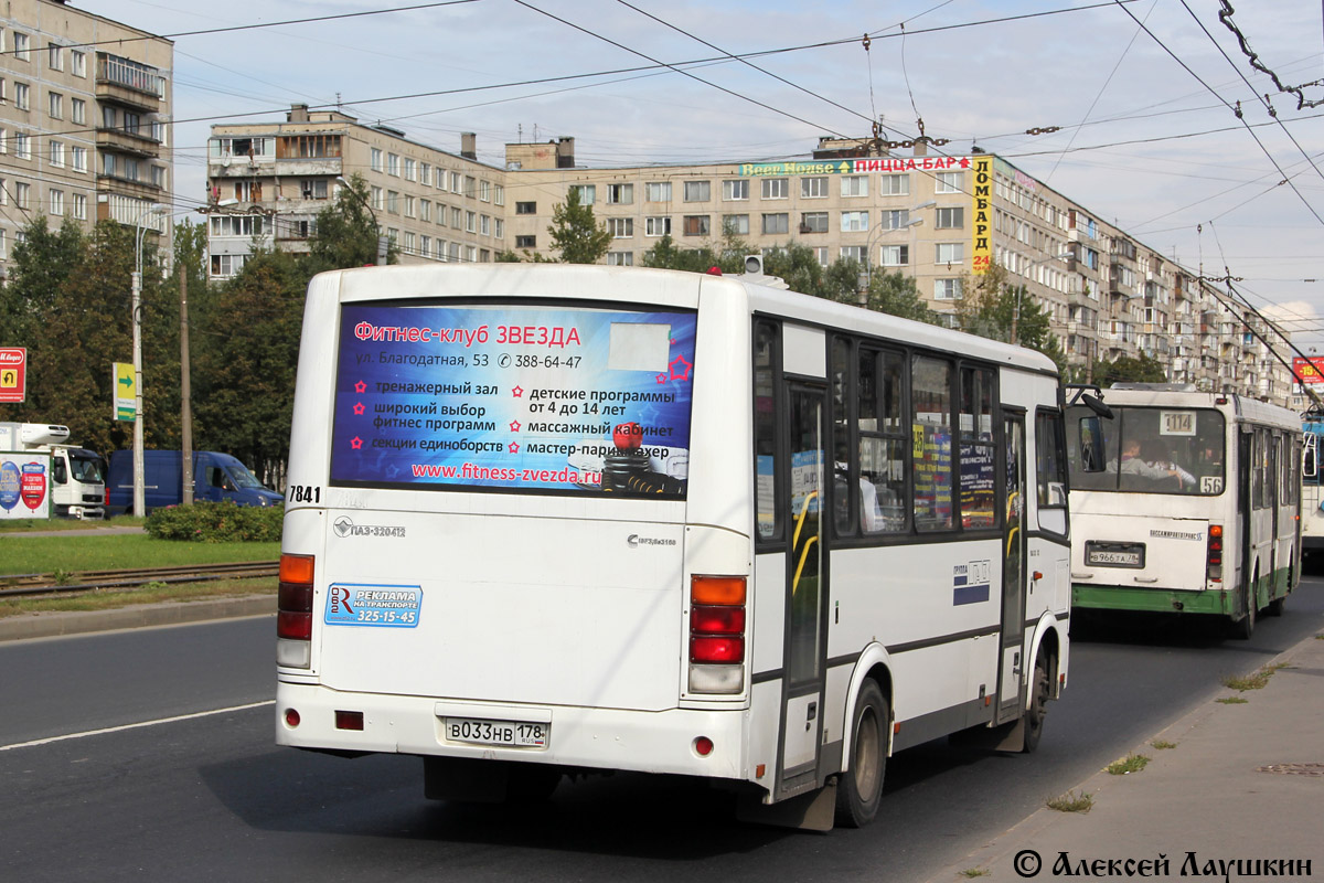 Санкт-Петербург, ПАЗ-320412-05 № 7841