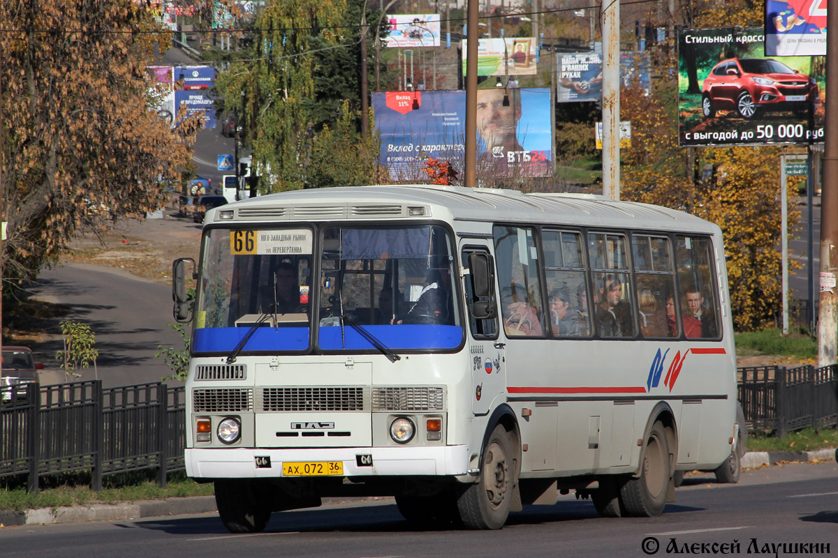 Воронежская область, ПАЗ-4234 № АХ 072 36