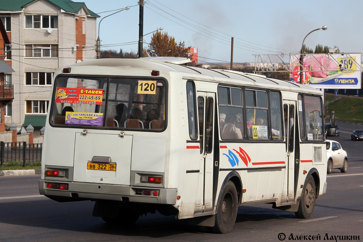 Воронежская область, ПАЗ-4234 № ВВ 322 36