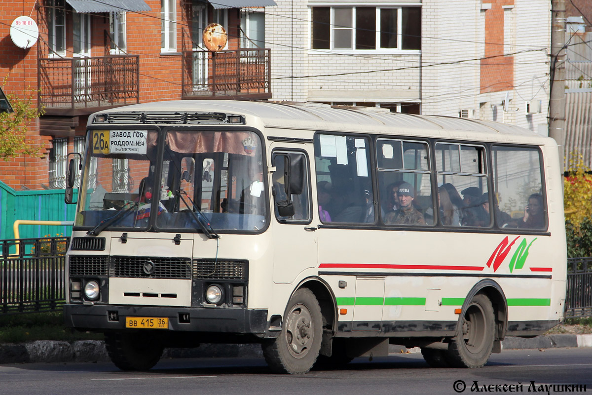 Воронежская область, ПАЗ-32054 № ВВ 415 36