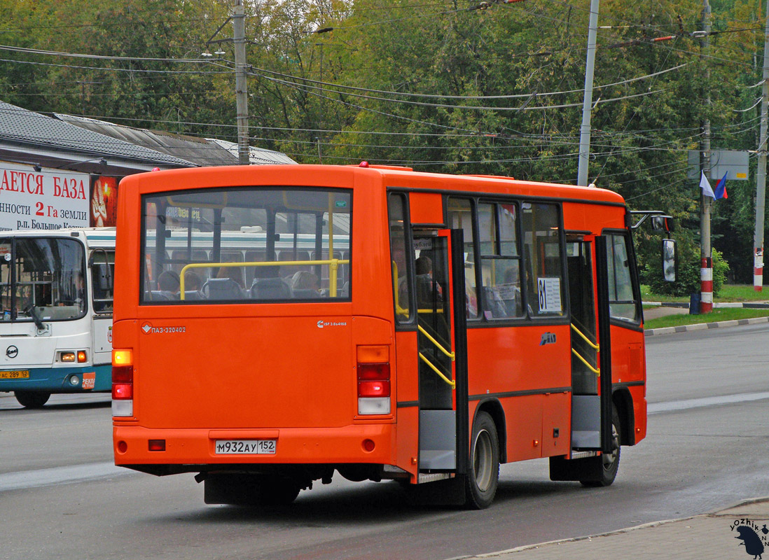 Нижегородская область, ПАЗ-320402-05 № М 932 АУ 152