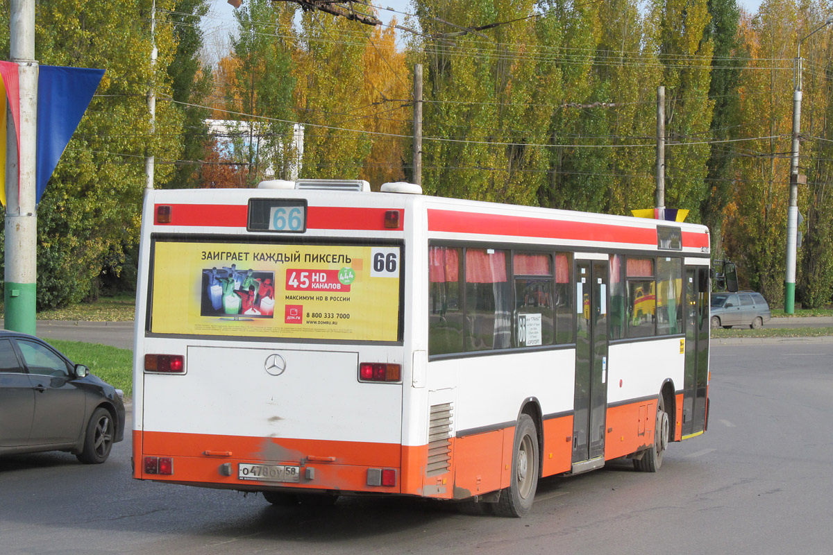 Пензенская область, Mercedes-Benz O405N № О 478 ОУ 58