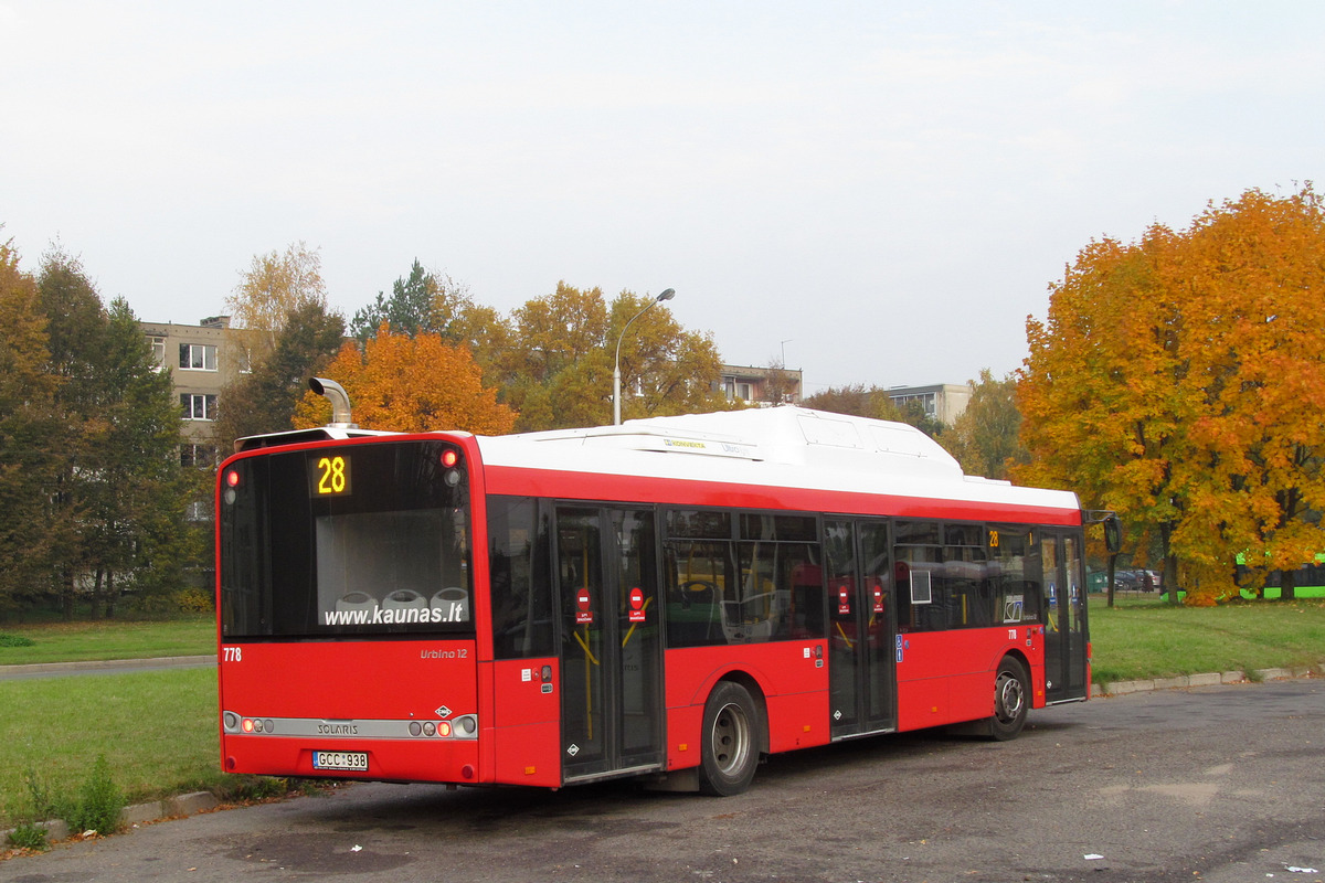 Litwa, Solaris Urbino III 12 CNG Nr 778