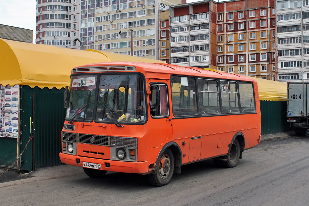 Нижегородская область, ПАЗ-32054 № А 442 МК 152