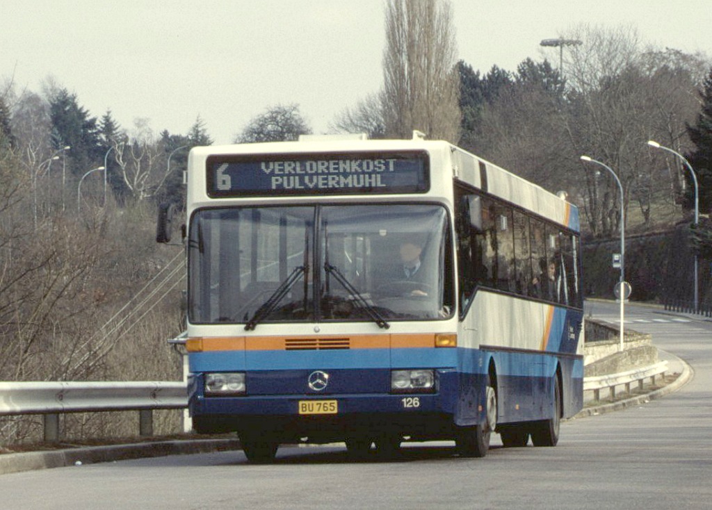 Люксембург, Mercedes-Benz O405 № 126