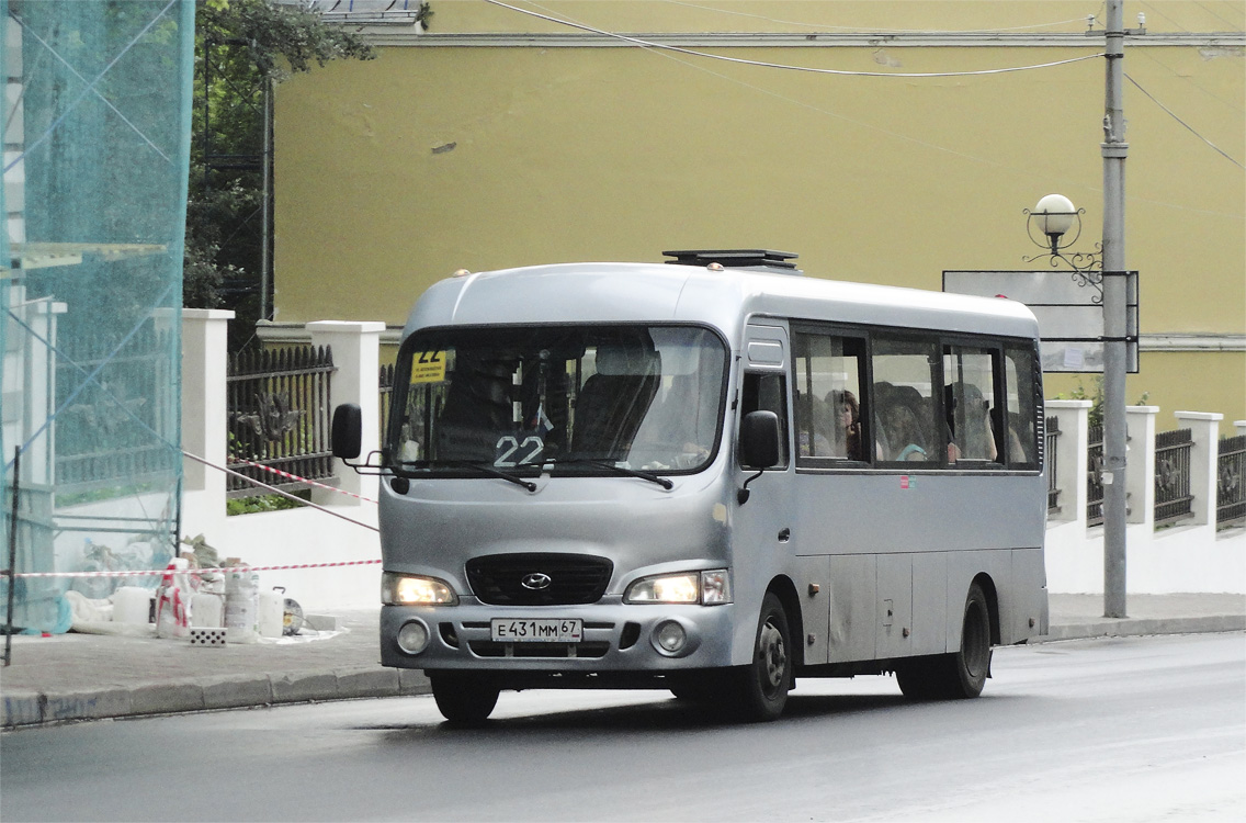 Смоленская область, Hyundai County LWB (ТагАЗ) № Е 431 ММ 67