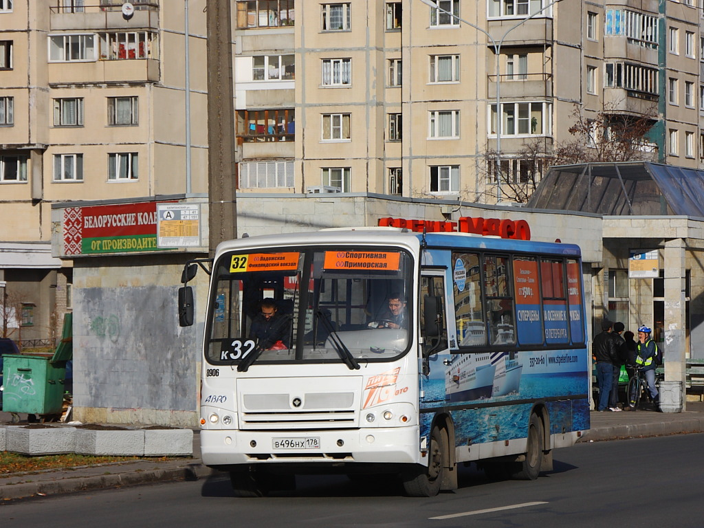 Санкт-Петербург, ПАЗ-320402-05 № 8906