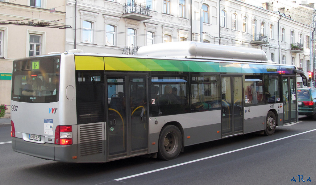 Литва, MAN A21 Lion's City NL273 CNG № 937