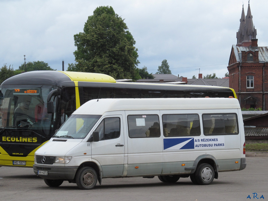 Latvia, Mercedes-Benz Sprinter W904 412D Nr. 22