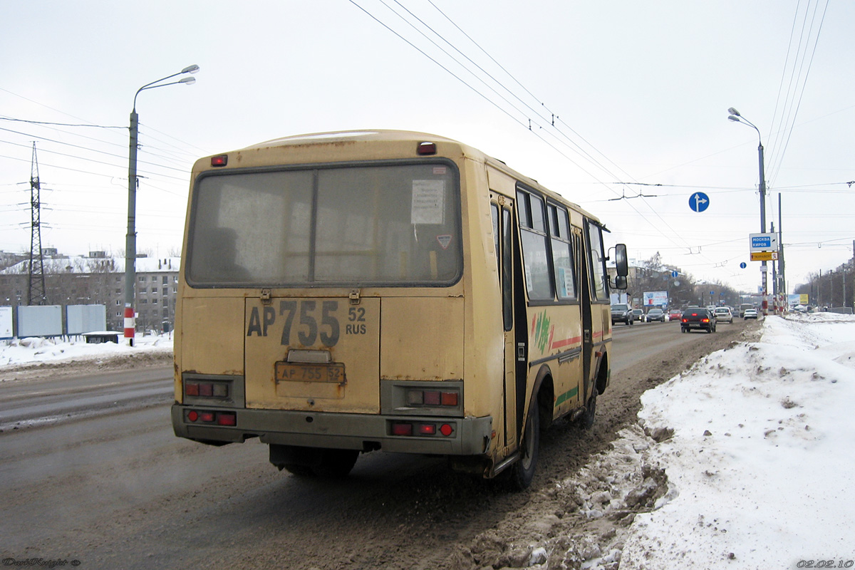 Нижегородская область, ПАЗ-32054 № АР 755 52