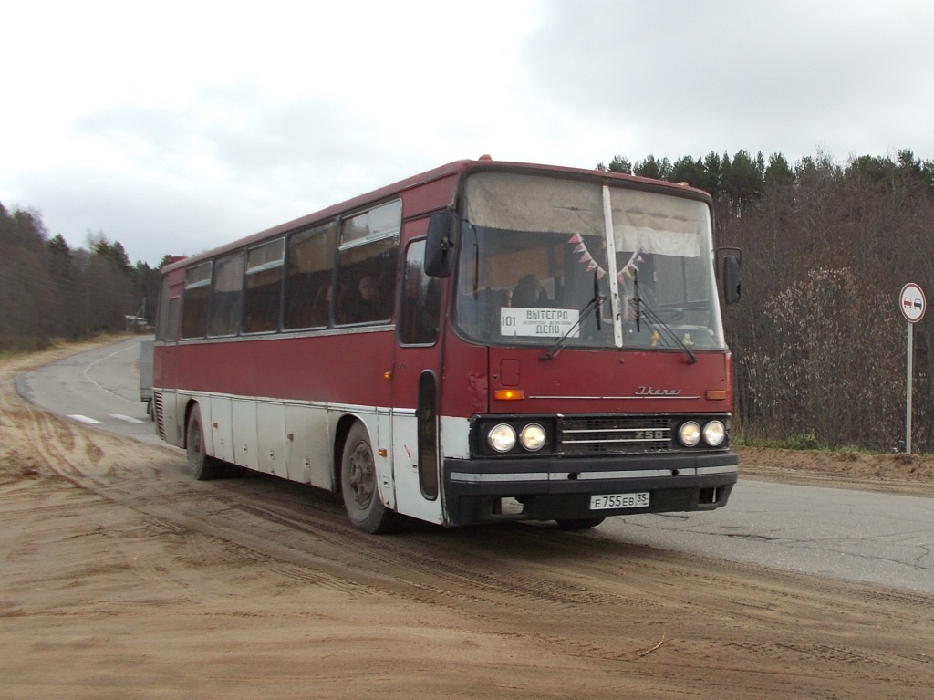 Вологодская область, Ikarus 250.59 № Е 755 ЕВ 35