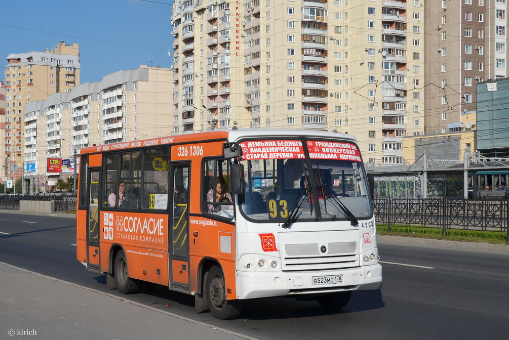 Санкт-Петербург, ПАЗ-320402-05 № n502