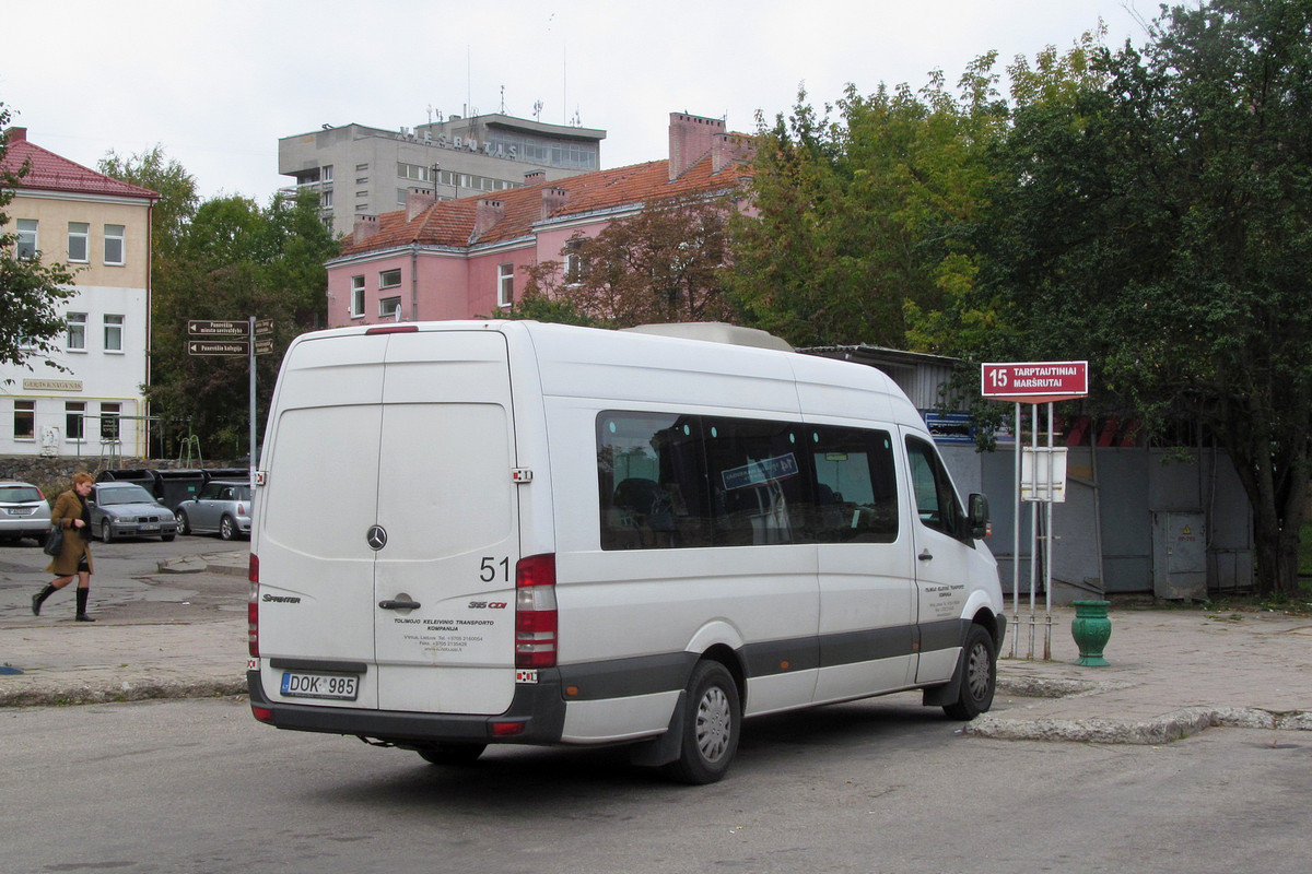 Литва, Mercedes-Benz Sprinter W906 315CDI № 51