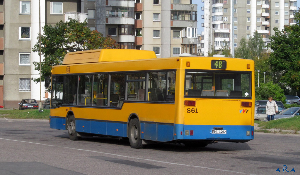 Литва, MAN A15 NL232 CNG № 861