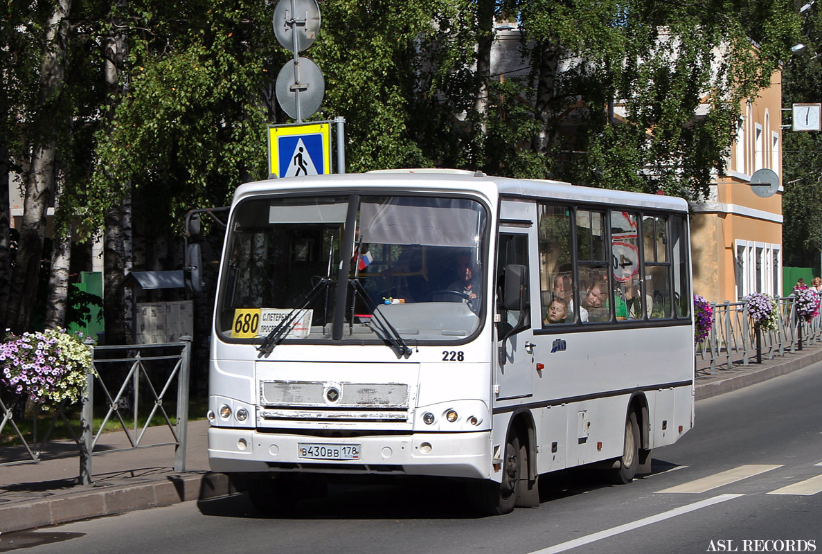 Санкт-Петербург, ПАЗ-320402-05 № 228