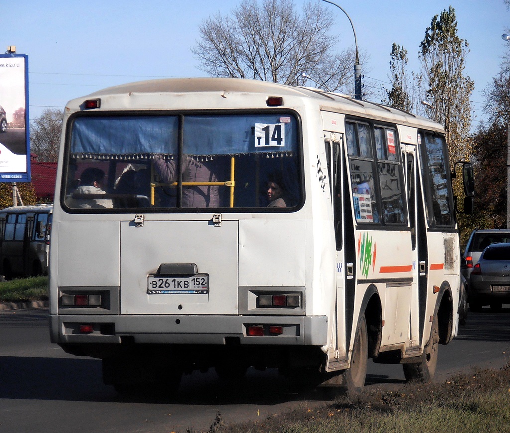 Нижегородская область, ПАЗ-32054 № В 261 КВ 152