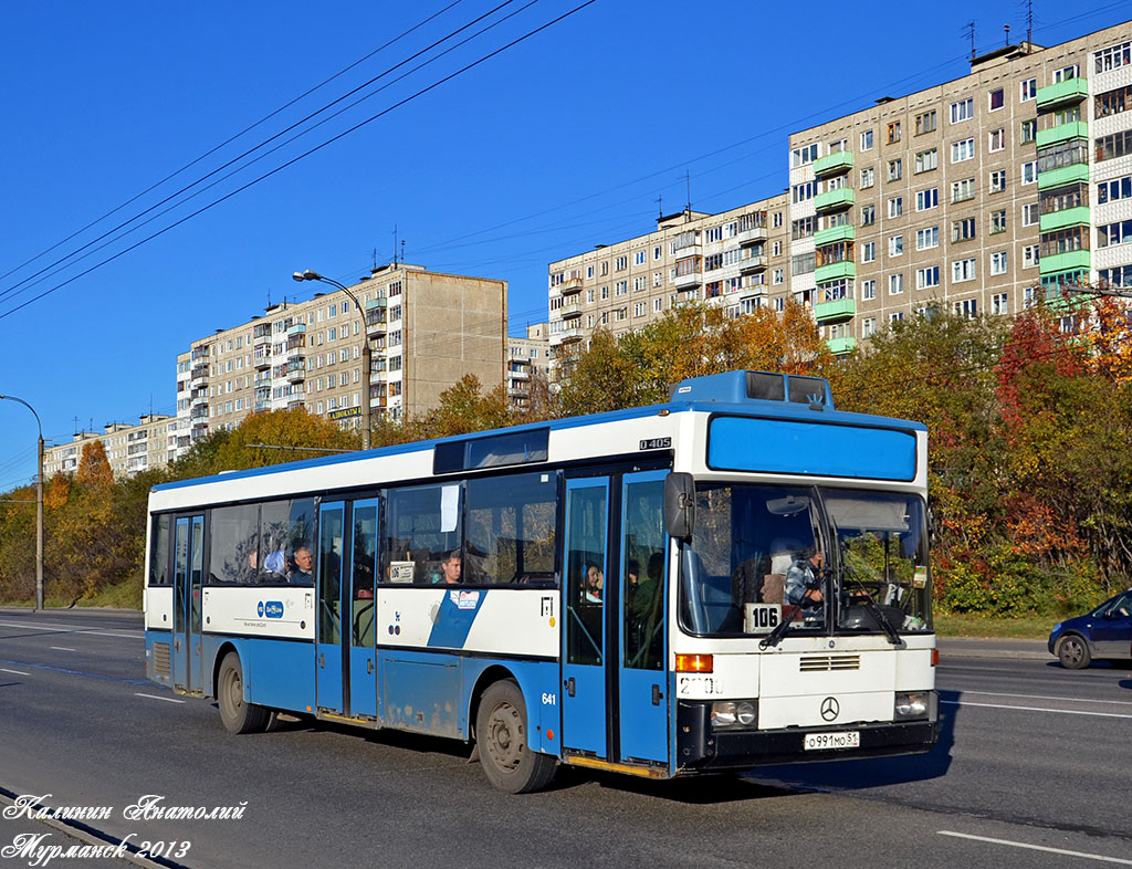 Murmansk region, Mercedes-Benz O405 Nr. О 991 МО 51