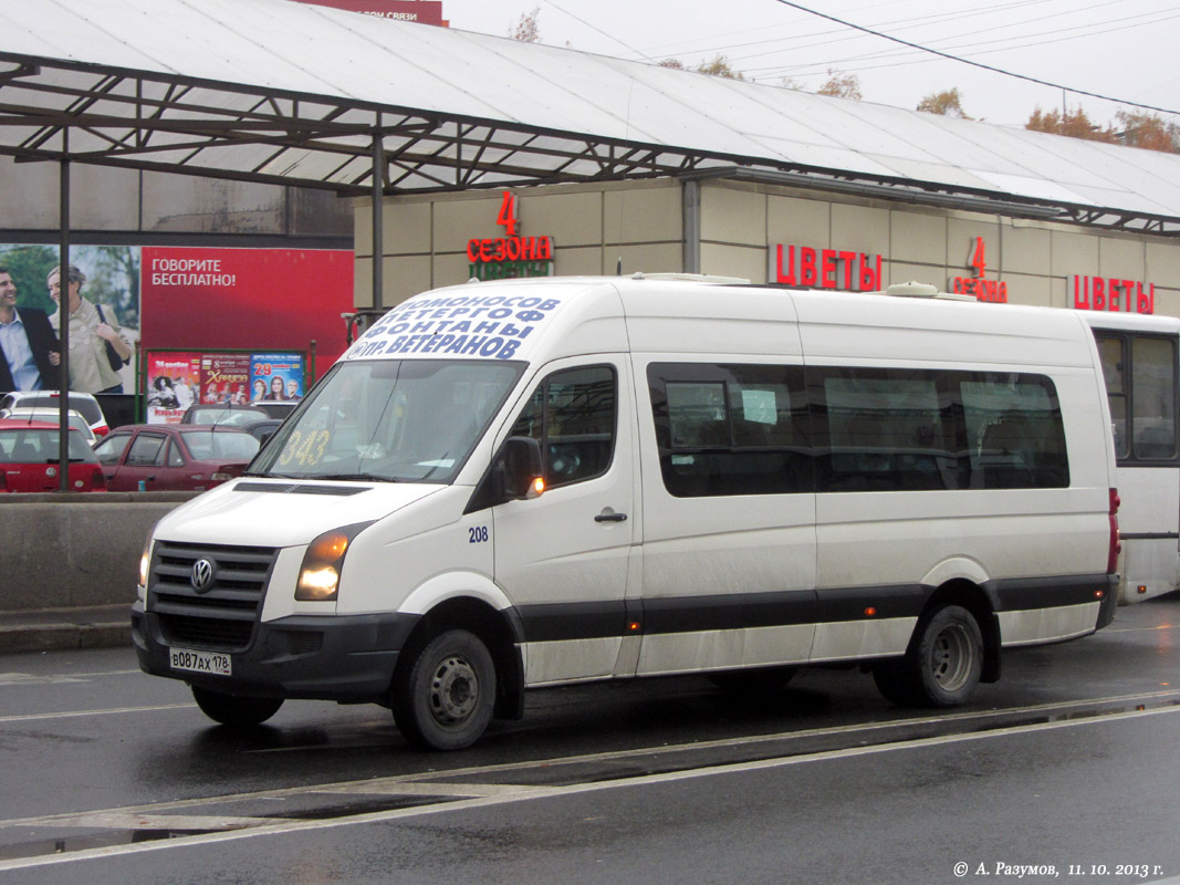 Санкт-Петербург, Луидор-22330E (Volkswagen Crafter) № 208