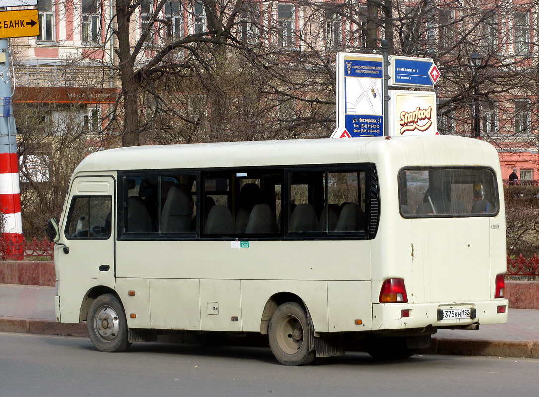 Нижегородская область, Hyundai County SWB C08 (РЗГА) № В 375 КН 152 — Фото  — Автобусный транспорт