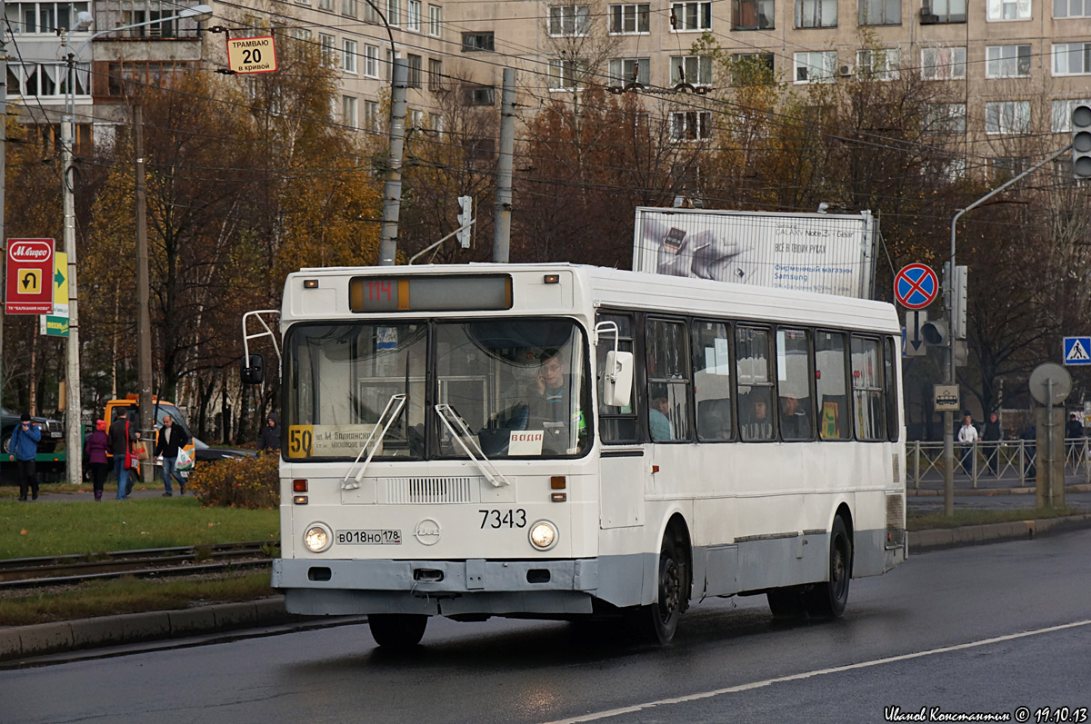 Санкт-Петербург, ЛиАЗ-5256.25 № 7343