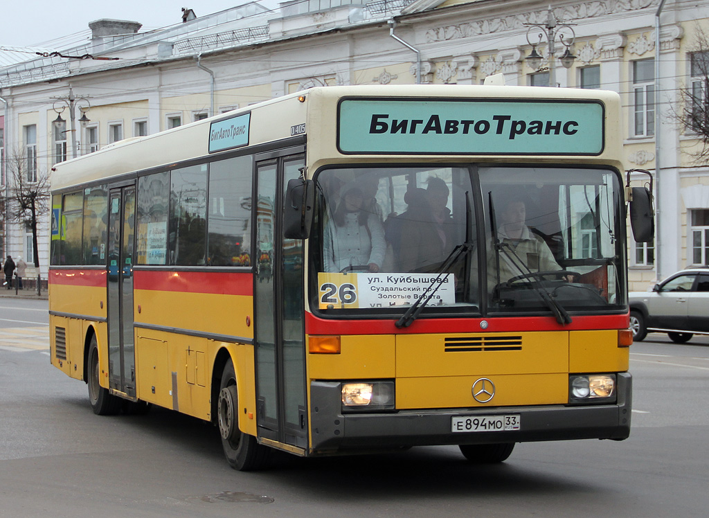 Владимирская область, Mercedes-Benz O405 № Е 894 МО 33