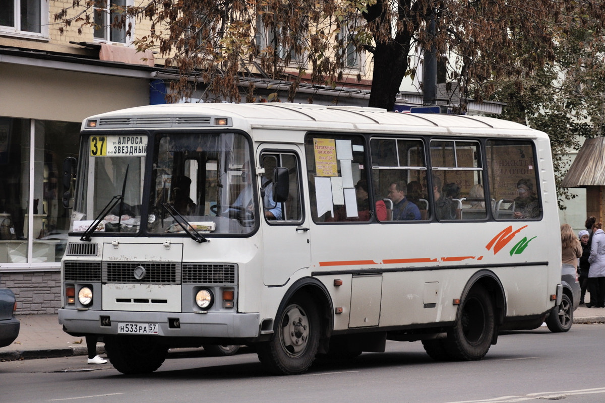 Oryol region, PAZ-32054 # Н 533 РА 57