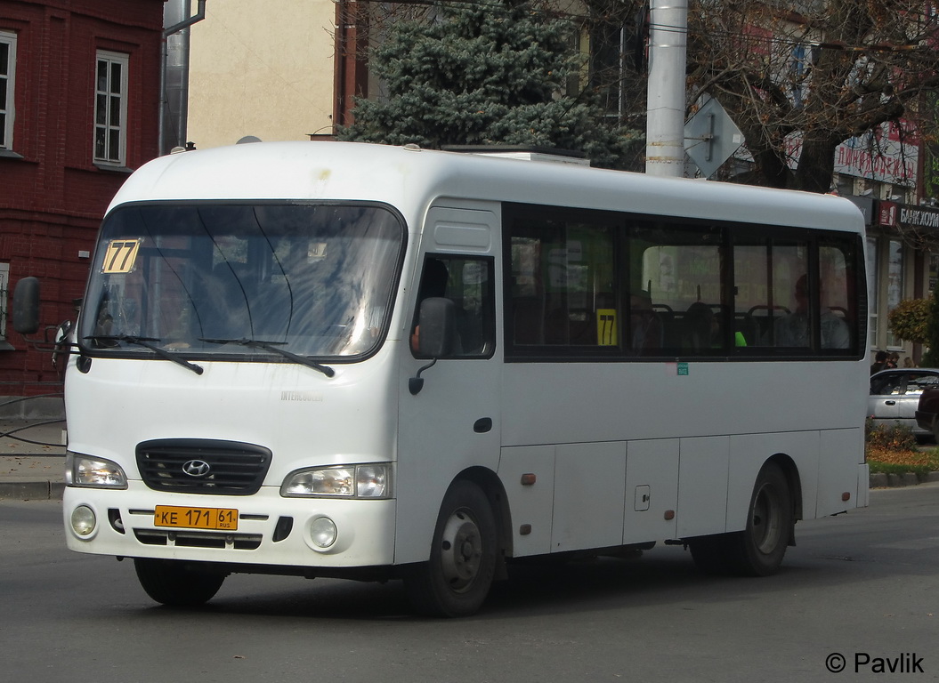 Ростовская область, Hyundai County LWB C09 (ТагАЗ) № КЕ 171 61