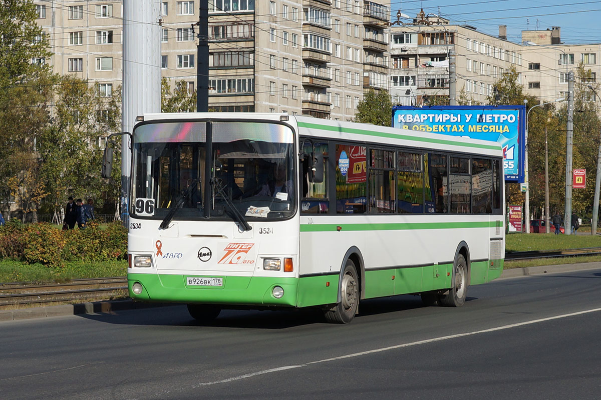 Санкт-Петербург, ЛиАЗ-5293.53 № 3534