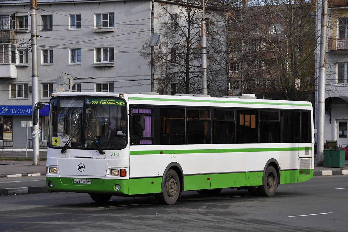 Новгородская область, ЛиАЗ-5293.53 № 363