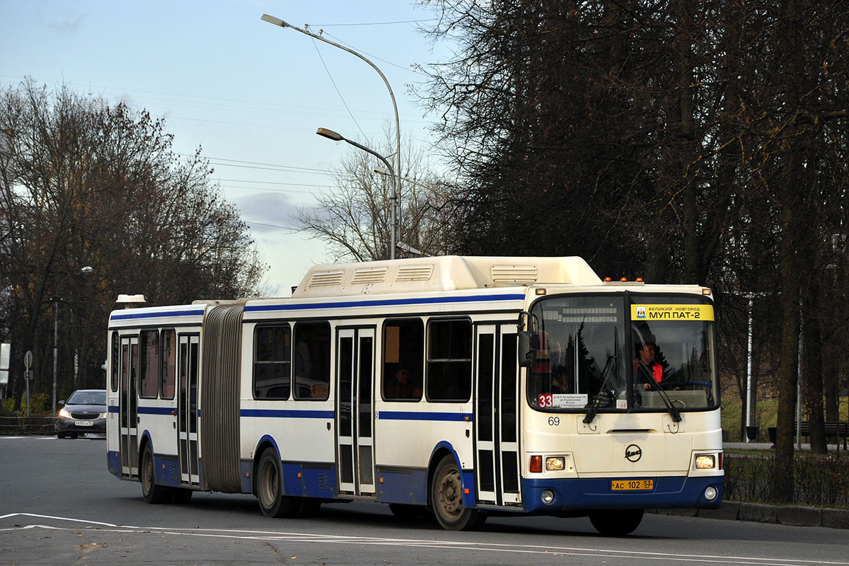 Новгородская область, ЛиАЗ-6212.70 № 69