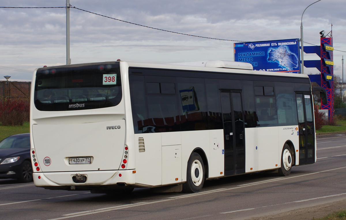 Moskwa, Irisbus Crossway LE 12M Nr Т 430 ХР 77