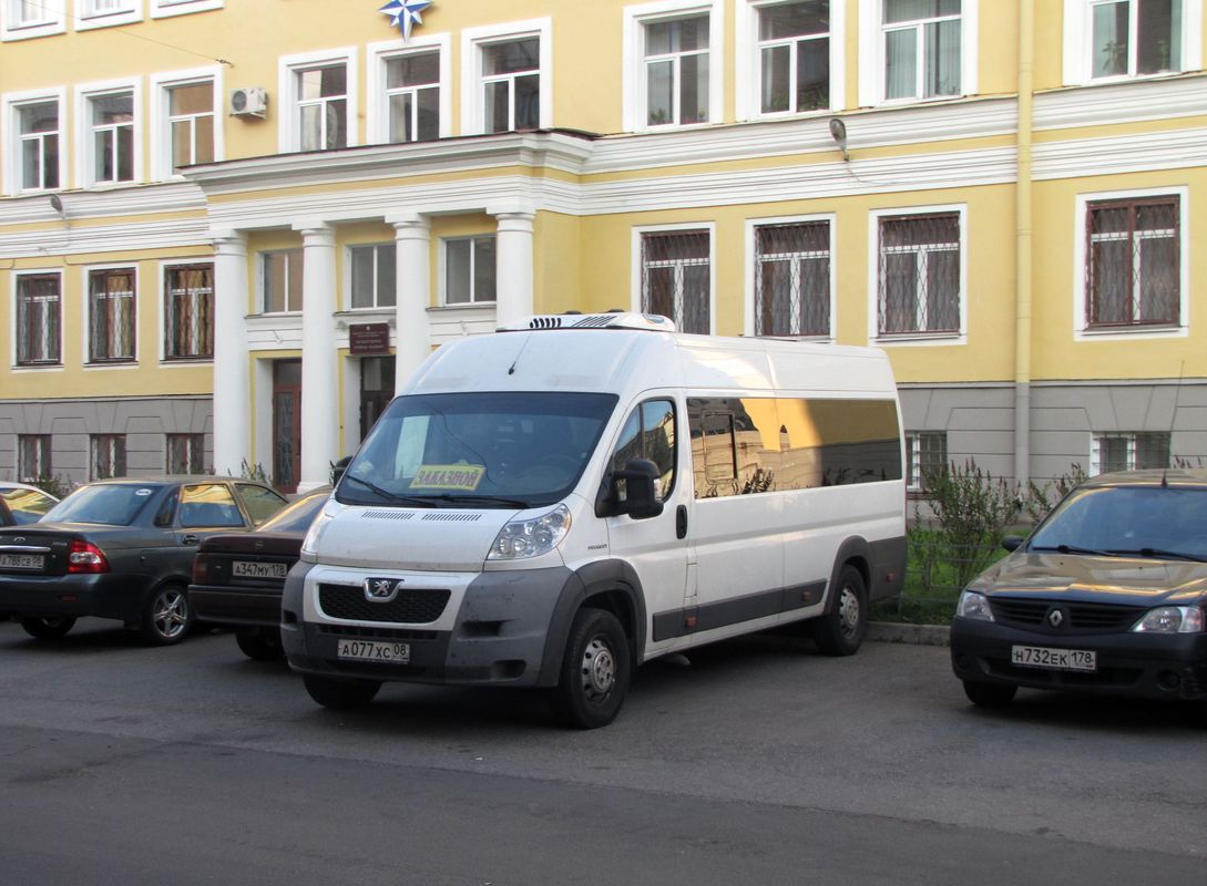 Калмыкия, Авто Вектор 4020 (Peugeot Boxer) № А 077 ХС 08