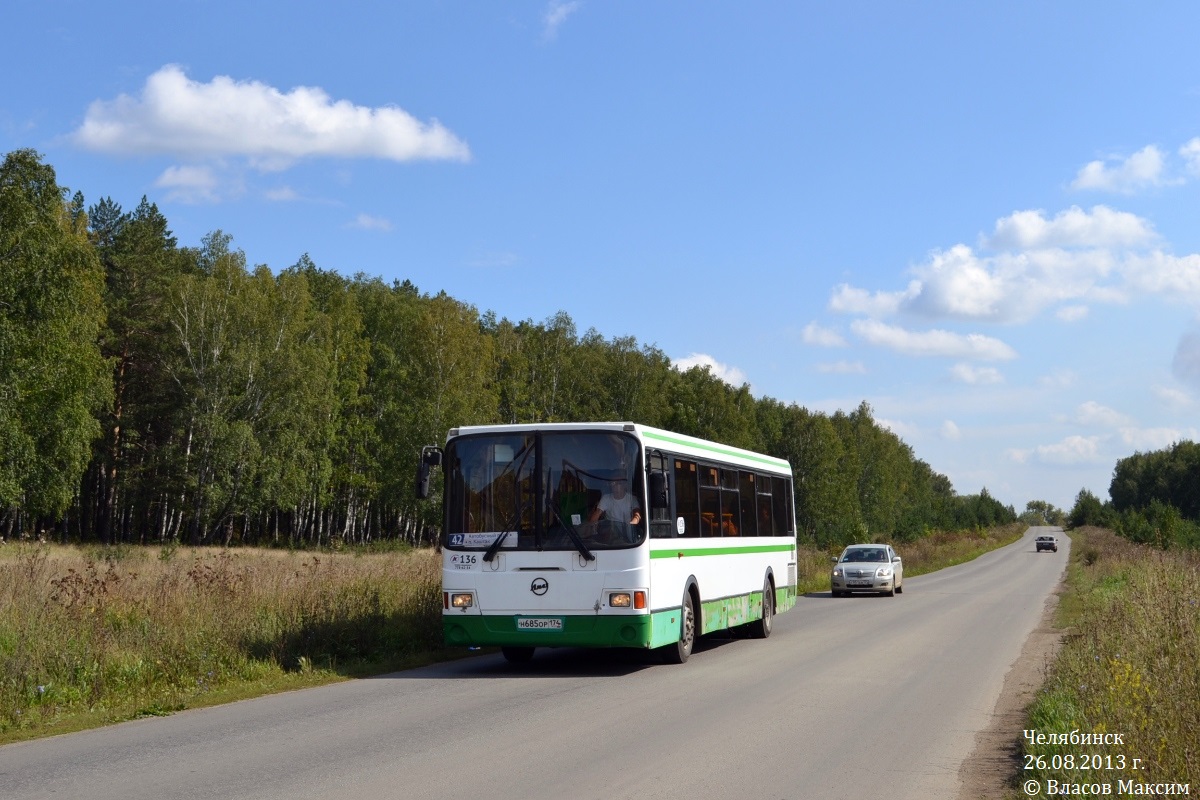 Chelyabinsk region, LiAZ-5256.53 № 136