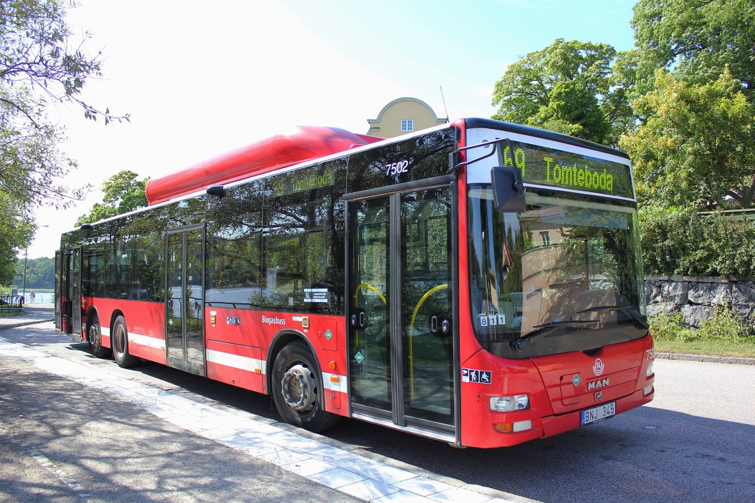 Швеция, MAN A26 Lion's City C NL313-13,68 CNG № 7502