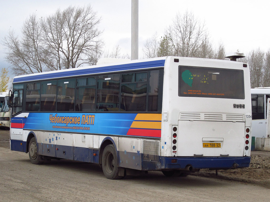 Чувашия, ЛиАЗ-5256.23-01 (ГолАЗ) № 1354