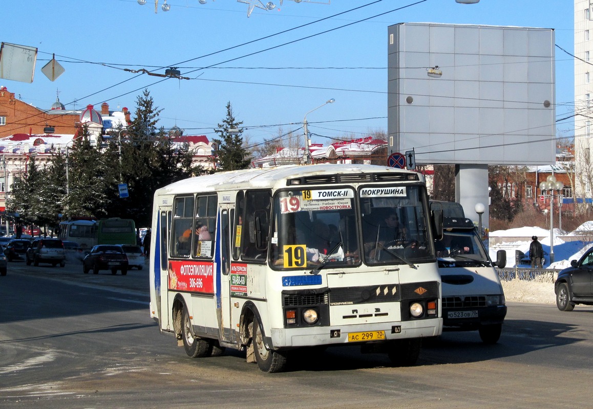 Томская область, ПАЗ-32051-110 № АС 299 70