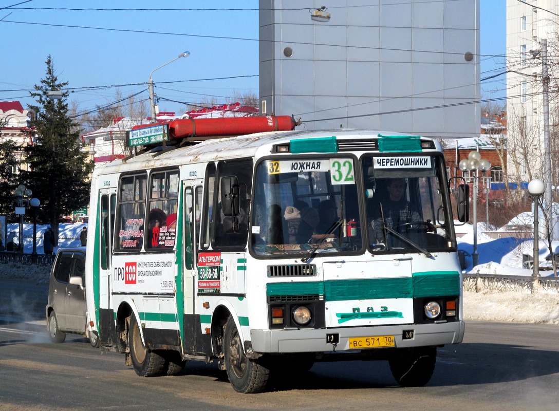 Томская область, ПАЗ-32051-110 № ВС 571 70