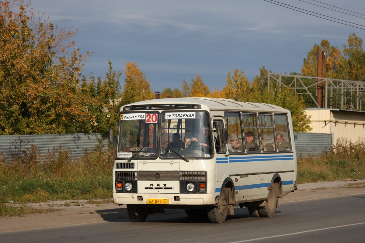 Томская область, ПАЗ-32054 № АА 046 70