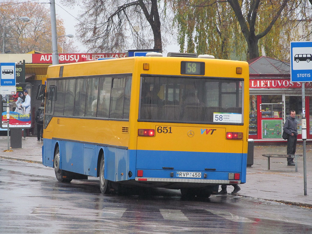 Литва, Mercedes-Benz O405 № 651