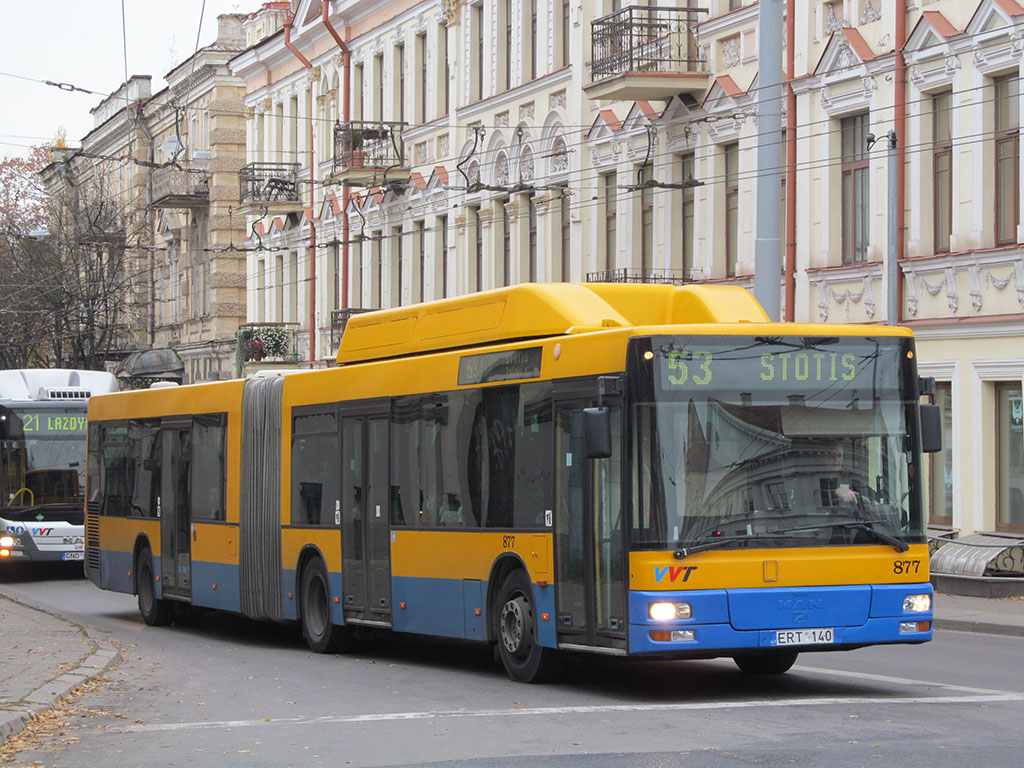 Литва, MAN A23 NG313 CNG № 877