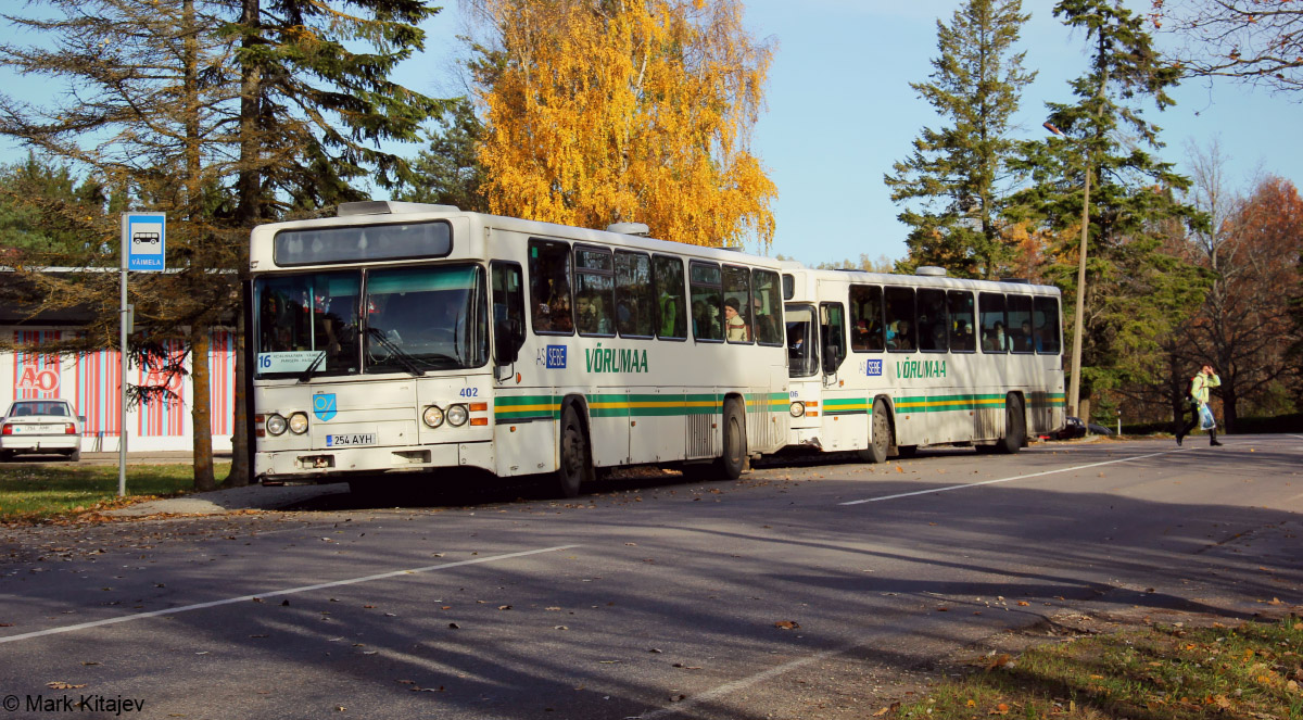 Эстония, Scania CN113CLB № 402; Эстония, Scania CN113CLB № 406