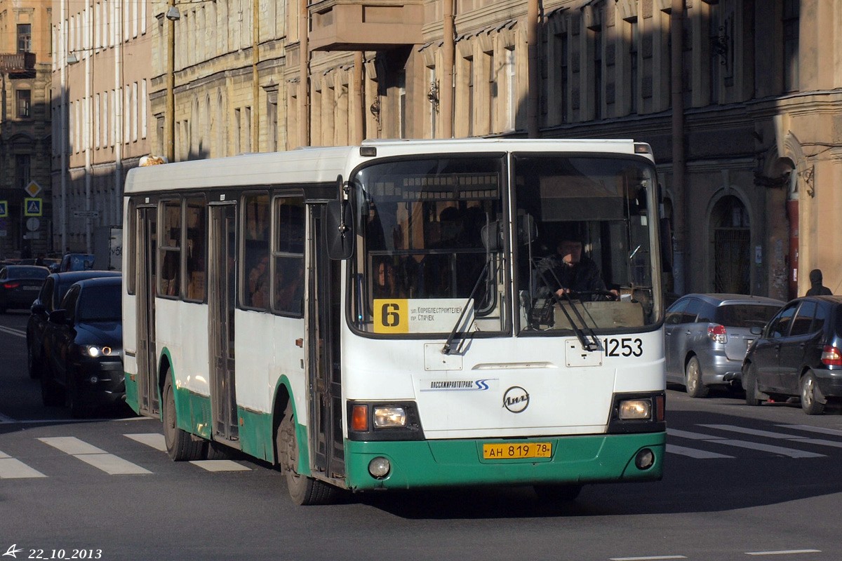 Санкт-Петербург, ЛиАЗ-5256.25 № 1253