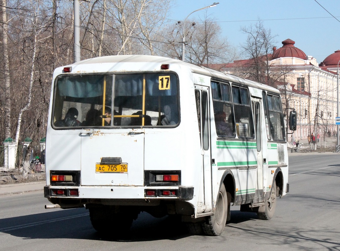 Томская область, ПАЗ-3205-110 № АС 705 70