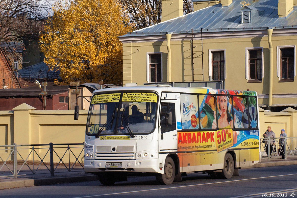 Санкт-Петербург, ПАЗ-320402-05 № 188